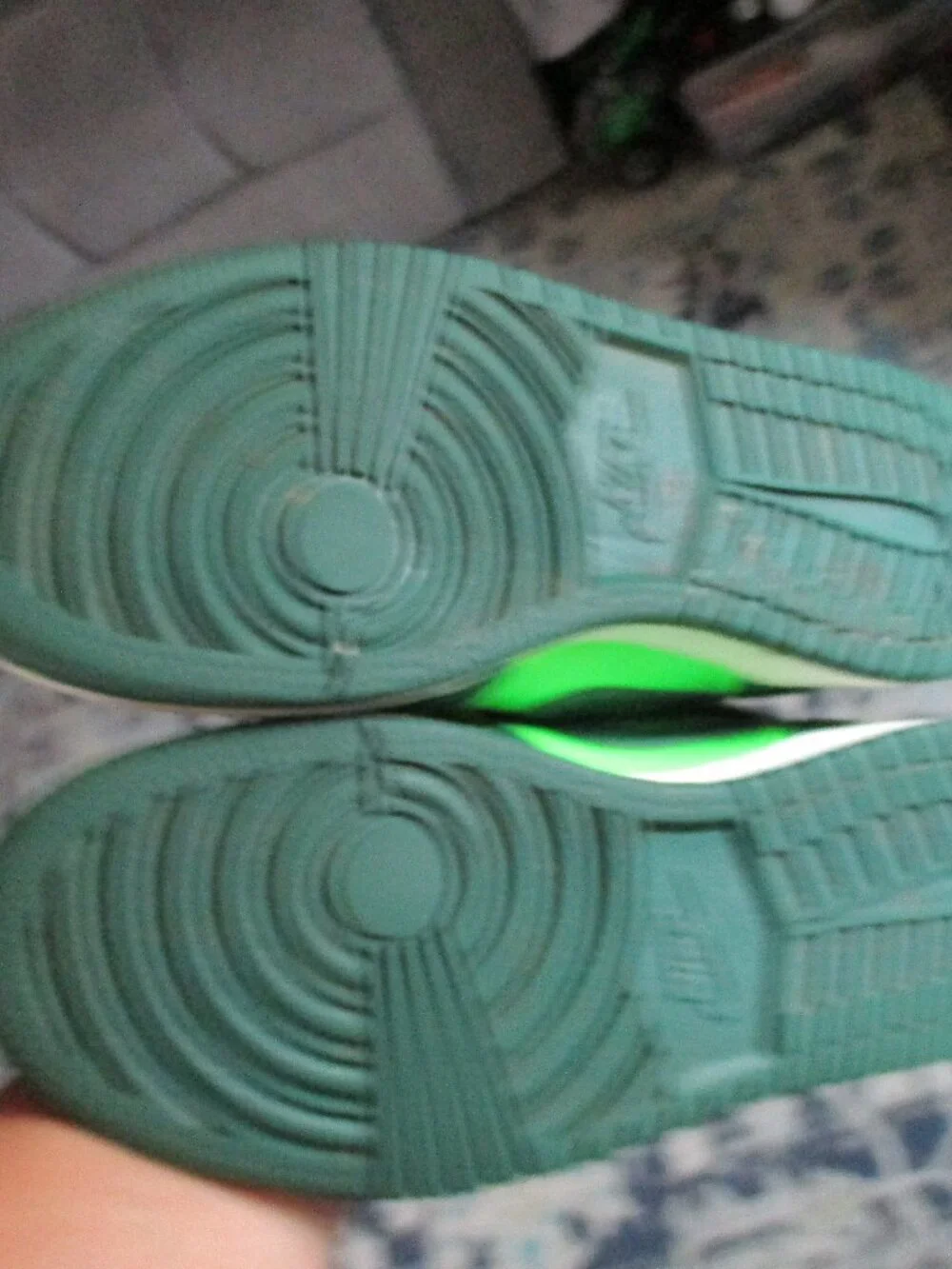 Nike Air Jordan 1 Retro Electric Green Sneakers  4.5 youth